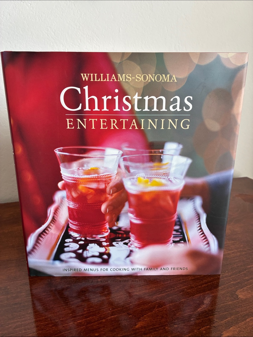 Williams-Sonoma Christmas Entertaining Cookbook - Red Cover